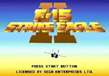 F-15 Strike Eagle II (USA) (Beta 1) screen shot title